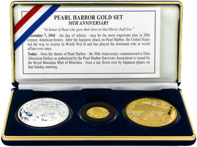 1991 pearl harbour medallion set