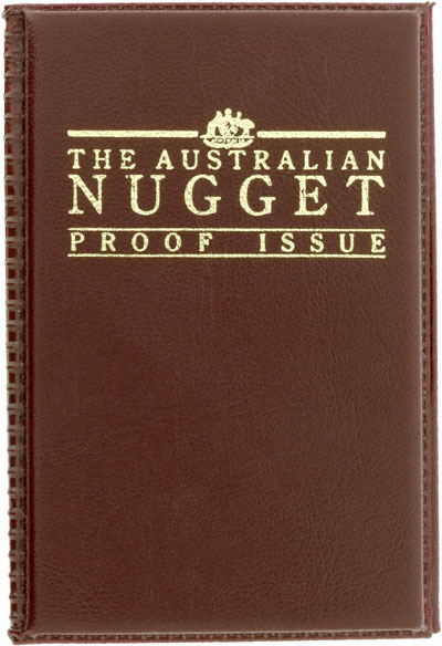 1992 Tenth Ounce Proof Nugget Presentation Folder
