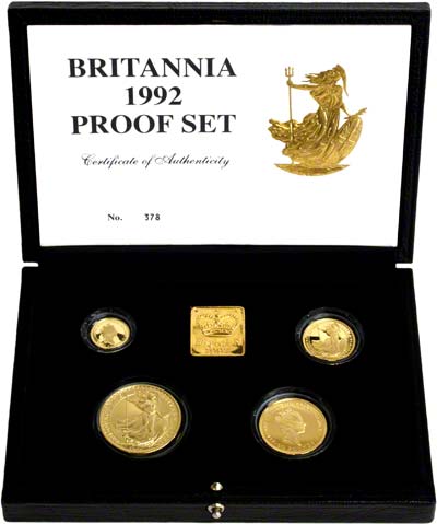 1991 Gold Proof Britannia Set in Presentation Box