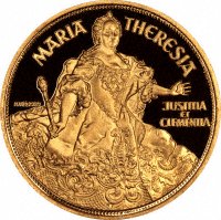 Maria Theresa on 1993 Austrian Gold 1,000 Schillings
