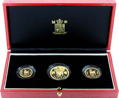 1994 Macau Gold Proof Set in Box