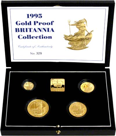 1995 Britannia Proof Set with Case