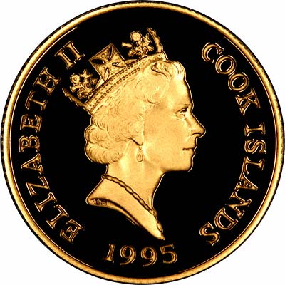 Our 1995 Cook Islands $50 Gold Proof Obverse Photograph