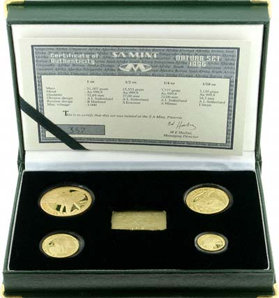 1996 Natura Proof Gold Set in Box