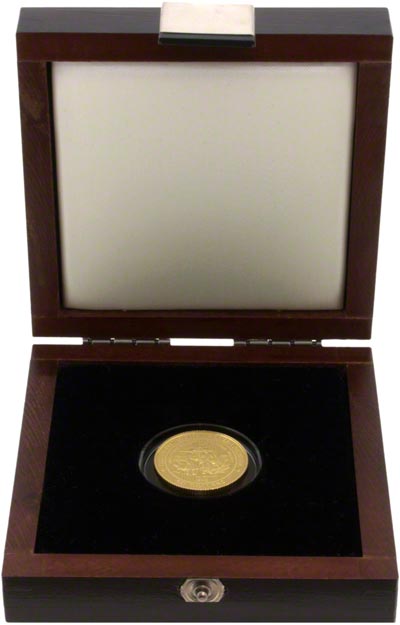1998 Nauru Gold Proof Fifty Dollars in Presentation Box