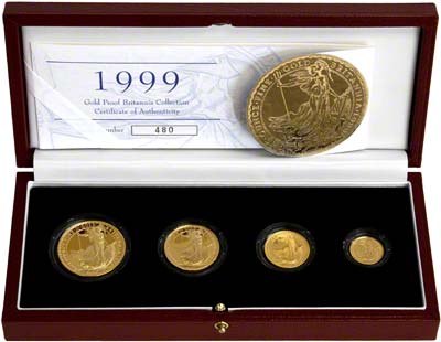 1999 Gold Proof Britannia Set in Presentation Box