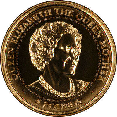 Reverse of 1999 Guernsey Gold £5