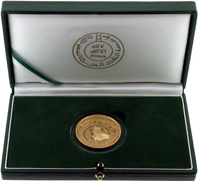 1999 Kingdom of Saudi Arabia 100 Years Gold Medallion in Presentation Box