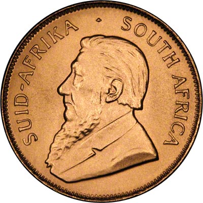 Obverse of 1999 Half Ounce Gold Krugerrand