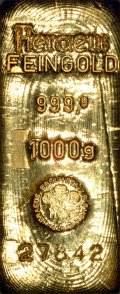 Heraeus 1 Kilo Gold Bar