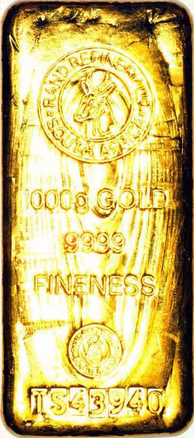 Rand Refinery 1 Kilo Gold Bar