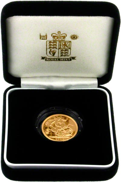 2000 Proof Sovereign in Presentation Box