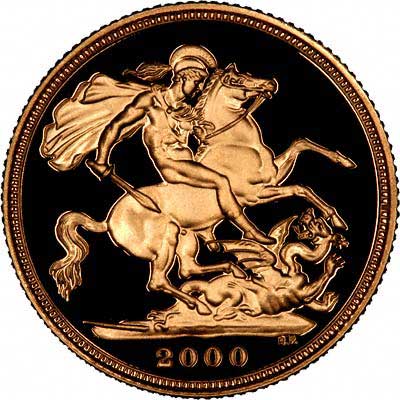 Reverse of 2000 Proof Sovereign