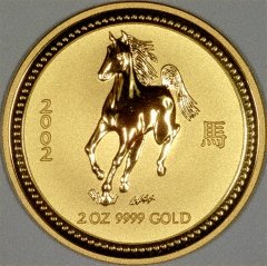 Reverse of 'Year of the Horse' Gold Coin