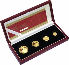 Four Coin Britannia Proof Set with Case