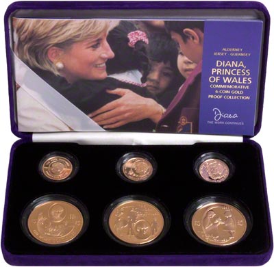 2002 Channel Islands Six Coin Set in Presentation Box