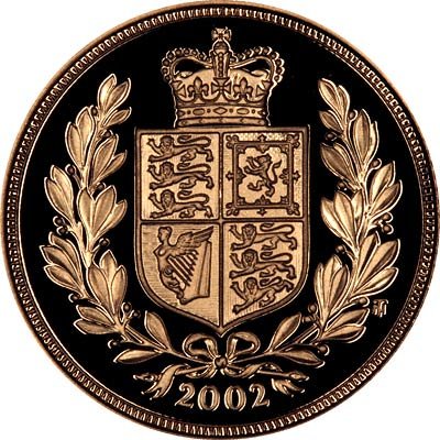 Reverse of 2002 Half Sovereign