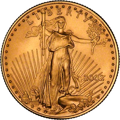Reverse of 2002 Half Ounce Gold Eagle