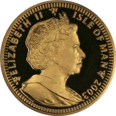 Obverse of Manx Gold Crown