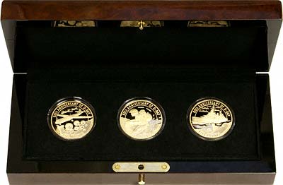 2004 Channel Islands Three Coin Set in Presentation Box