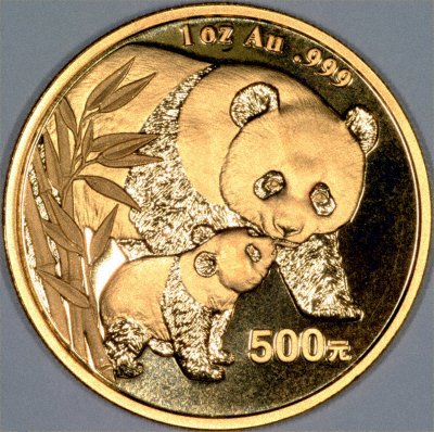 Reverse of 2004 Chinese Gold Panda