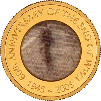 Obverse of 2005 Australia $100 Dancing Man 1 Ounce Gold Coin