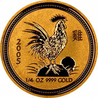 One Kilo Gold Rooster Coin