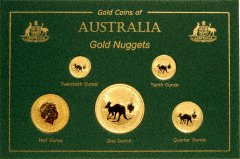 2005 Australian Gold Nugget Set