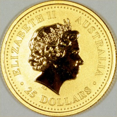 Obverse of 2005 Quarter Ounce Nugget