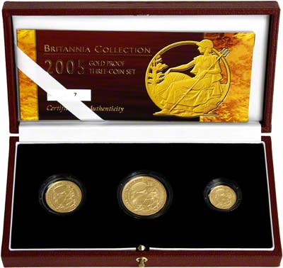 2005 Three Coin Britannia Proof Set