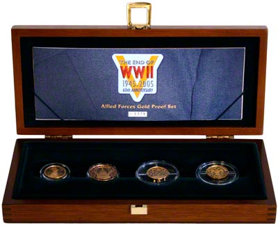 2005 Allied Forces Gold Proof Set in Presentation Box