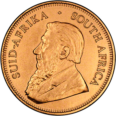 Obverse of 2005 One Ounce Gold Proof Krugerrand