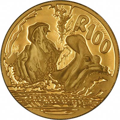 Reverse of 2005 Proof One Ounce Natura Gold Coin