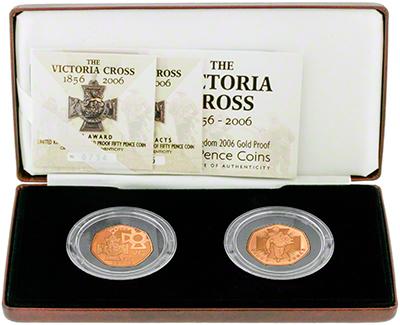 2006 Victoria Cross Fifty Pences in Box