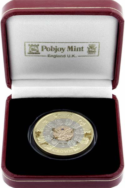 2006 Gold Proof 1 Crown in Presentation Box