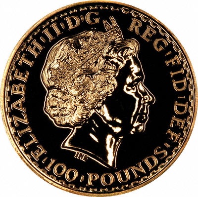 Obverse of 2007 Gold Bullion Britannia