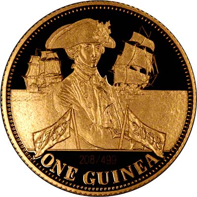 Reverse of 2008 Gold Proof Guinea