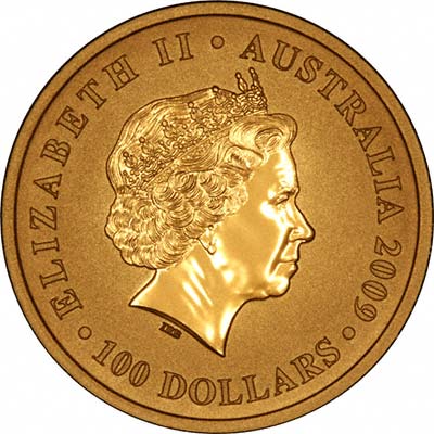 Obverse of 2009 One Ounce Nugget