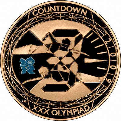 2009 Countdown to the 2012 Olympics 5 Gold Crown