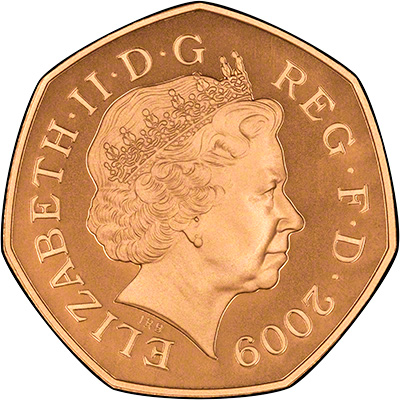 2009 Fifty Pence Obverse