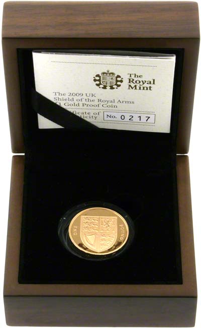 2009 Gold Proof £1 Coin in Presentation Box