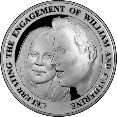 Reverse of 2010 Royal Engagement Coin