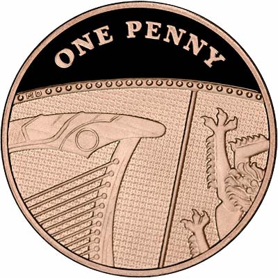 Reverse of 2010 One Penny