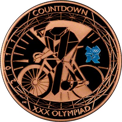Reverse of 2011 Countdown to the Olympics Five Pound Crown