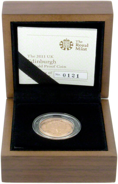 2011 Gold Proof £1 Coin in Presentation Box