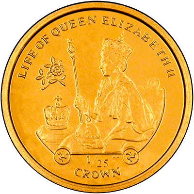 Reverse of 2012 Manx Crown