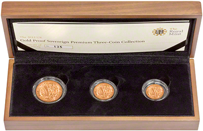 2012 Premium Three Coin Set in Presentation Box