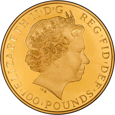 Obverse of 2012 Gold Britannia
