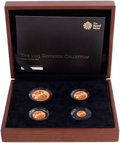 2013 Four Coin Gold Proof Set in Presentation Box