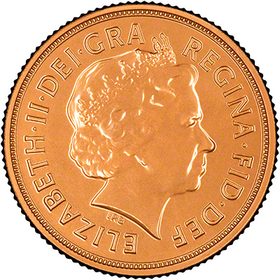Obverse of 2014 Sovereign